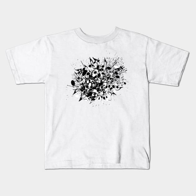 Explosive notes Kids T-Shirt by silvercloud